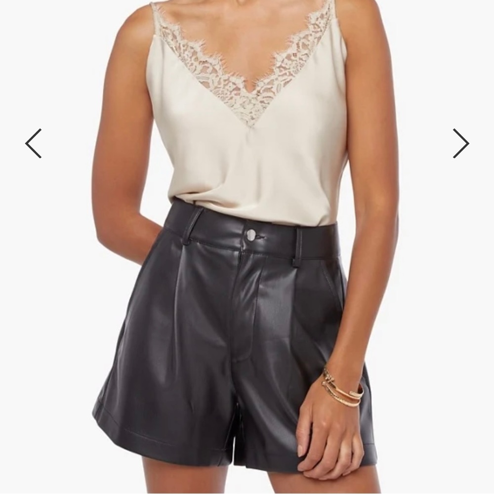 Just fab faux leather high waisted shorts. Size medium. New with tags.